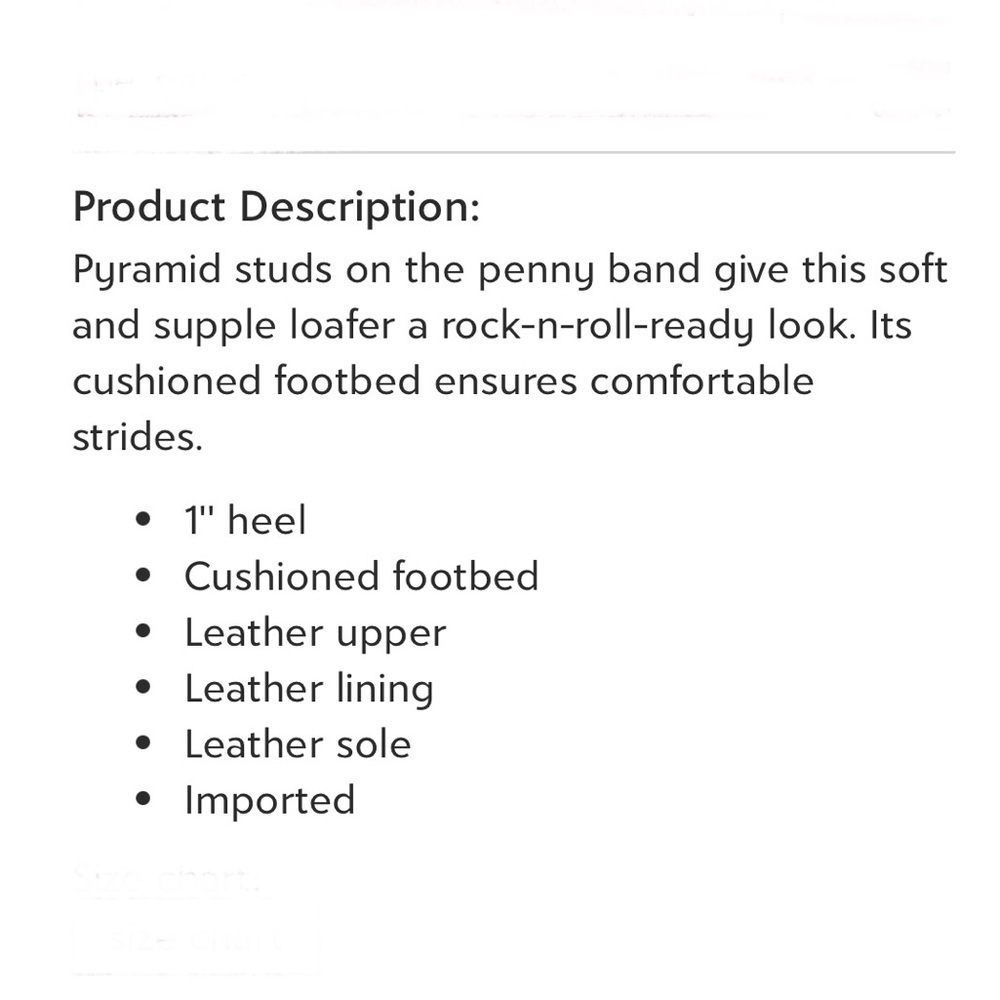 True Ivy Leather Black Ally Nubuck Studds Details Penny Slip On Loafer 8M - Picture 14 of 15